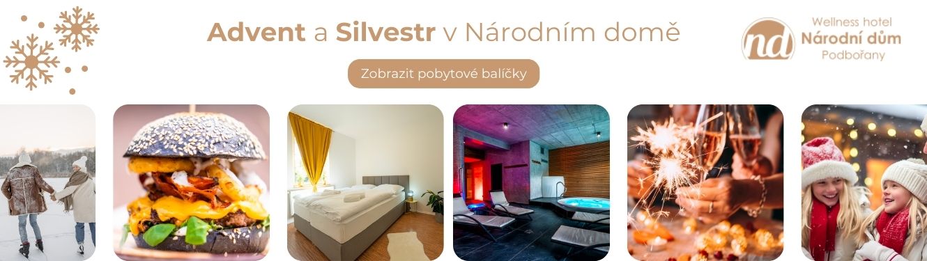 Pobytové balíčky -Vánoce + Silvestr